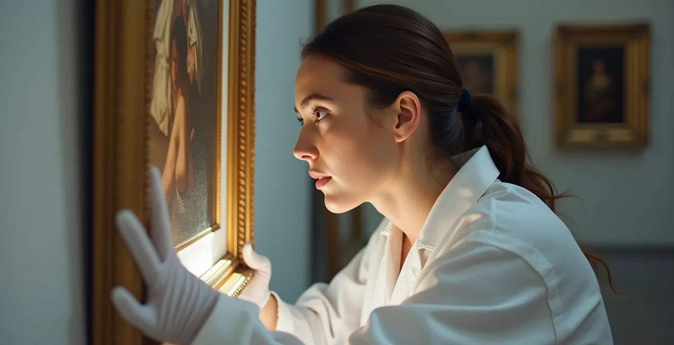 Processus d'expertise et de constat d'état d'une œuvre d'art